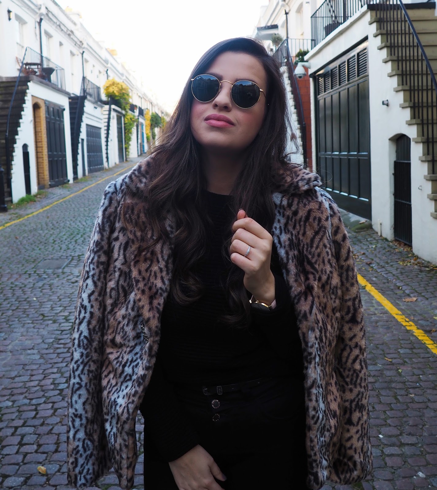 Winter 2016 Fashion Trends Leopard Print Coat Western Boots